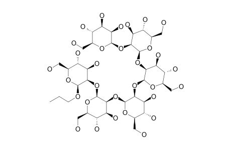 #19;PROPYL-[BETA-D-MANNOPYRANOSYL-(1->2)]-[BETA-D-MANNOPYRANOSYL-(1->2)]-[BETA-D-MANNOPYRANOSYL-(1->2)]-[BETA-D-MANNOPYRANOSYL-(1->2)]-[BETA-D-MANNOPYRANOSYL-(