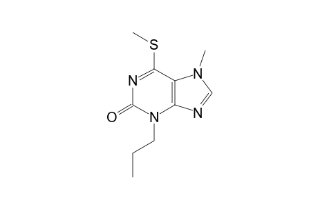 7-METHYL-6-METHYLTHIO-3-PROPYL-7H-PURIN-2(3H)-ONE