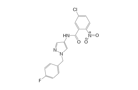 5-chloro-N-[1-(4-fluorobenzyl)-1H-pyrazol-4-yl]-2-nitrobenzamide