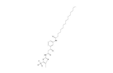 4-METHYL-2-[2-(m-PALMITAMIDOBENZOYL)ACETAMIDO]-5-THIAZOLESULFONYL FLUORIDE