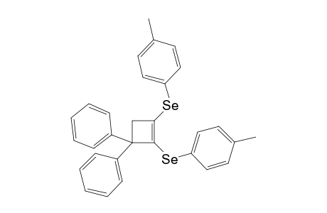 1-Methyl-4-[2-(4-methylphenyl)selanyl-3,3-diphenyl-cyclobuten-1-yl]selanyl-benzene