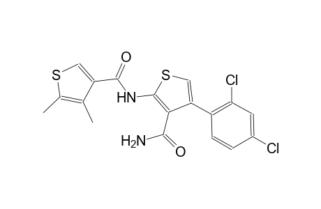 4-(2,4-dichlorophenyl)-2-{[(4,5-dimethyl-3-thienyl)carbonyl]amino}-3-thiophenecarboxamide