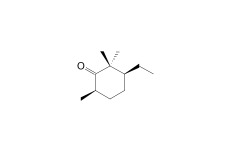 (3S,6R)-3-ETHYL-2,6,6-TRIMETHYLCYClOHEXAN-1-ONE