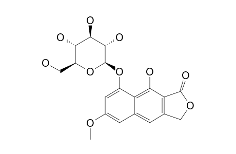 8,9-DIHYDROXY-6-METHOXYNAPHTHALIDE-8-O-BETA-D-GLUCOPYRANOSIDE