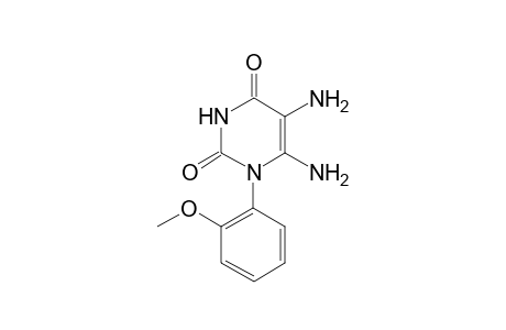 2,4(1H,3H)-Pyrimidinedione, 5,6-diamino-1-(2-methoxyphenyl)-