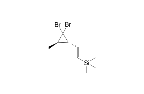 [(E)-2-((1R,3R)-2,2-Dibromo-3-methyl-cyclopropyl)-vinyl]-trimethyl-silane