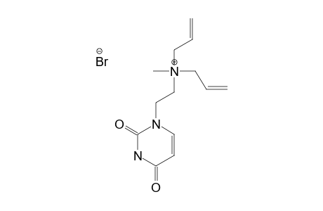 [2-(URACIL-1-YL)-ETHYL]-METHYLDIALLYLAMMONIUM-BROMIDE