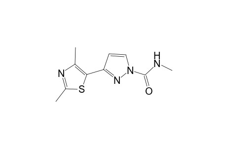 Pyrazol-1-carboxamide, N-methyl-3-(2,4-dimethyl-5-thiazolyl)-