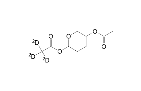 3-Acetoxy-6-trideuteroacetoxytetrahydropyran