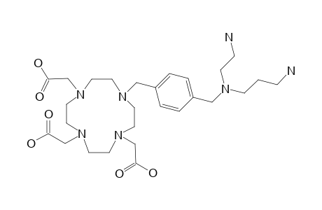 1-[4-[(2-AMINOETHYL)-(3-AMINOPROP-1-YL)-AMINOMETHYL]-PHENYLMETHYL]-4,7,10-TRIS-(CARBOXYMETHYL)-1,4,7,10-TETRAAZACYCLODODECANE