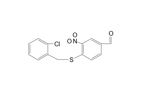 4-[(o-CHLOROBENZYL)THIO]-3-NITROBENZALDEHYDE