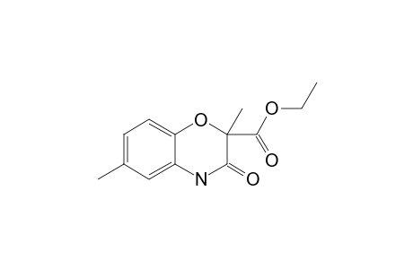 3,4-DIHYDRO-2,6-DIMETHYL-3-OXO-2H-1,4-BENZOXAZINE-2-CARBOXYLIC-ACID-ETHYLESTER