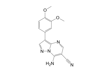 7-Amino-3-(3,4-dimethoxyphenyl)pyrazolo[1,5-a]pyrimidine-6-carbonitrile