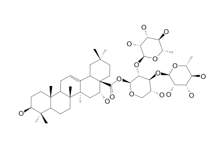 28-O-[RHAMNOPYRANOSYL-(1->2)-[RHAMNOPYRANOSYL-(1->3)]-XYLOPYRANOSYL]-ECHINOCYSTIC-ACID-ESTER