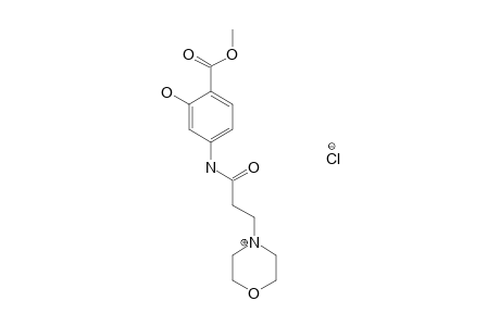 4-(3-MORPHOLINOPROPIONAMIDO)SALICYLIC ACID, METHYL ESTER, MONOHYDROCHLORIDE