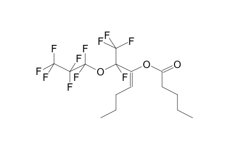 1-(PERFLUORO-1-METHYL-2-OXAPENTYL)PENT-1-EN-1-YL PENTANOATE