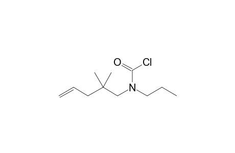 N-(2,2-Dimethylpent-4-enyl)-N-propylcarbamoyl chloride