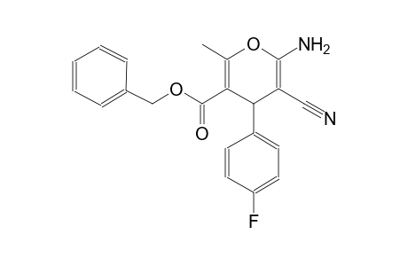 Benzyl 6-amino-5-cyano-4-(4-fluorophenyl)-2-methyl-4H-pyran-3-carboxylate