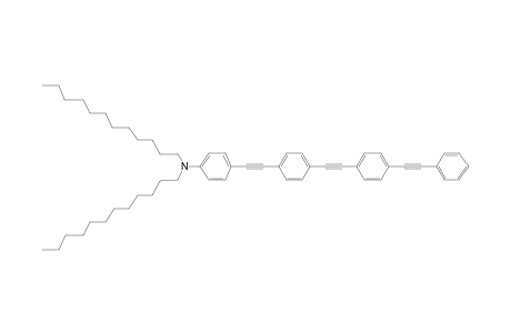 dilauryl-[4-[2-[4-[2-[4-(2-phenylethynyl)phenyl]ethynyl]phenyl]ethynyl]phenyl]amine