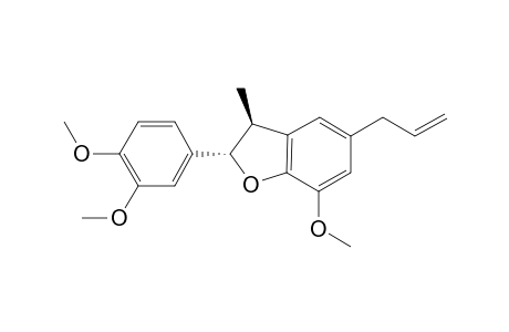 DIHYDROCARINATIN;REL-(7S,8S)-3,4,3'-TRIMETHOXY-DELTA(1,3,5,1',3',5',8')-8.5',7.O.4'-NEOLIGNAN