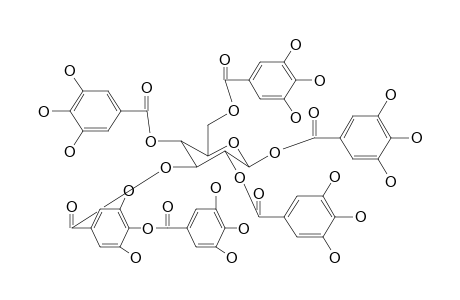 3-O-DIGALLOYL-1,2,4,6-TETRA-O-GALLOYL-BETA-D-GLUCOSE_(HEXAGALLOYLGLUCOSE)