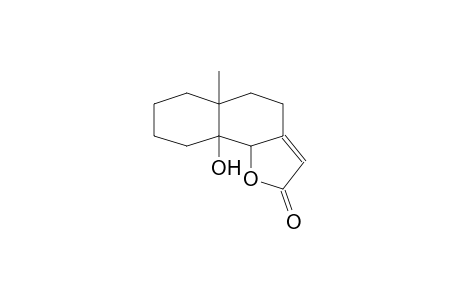 9a-Hydroxy-5a-methyl-octahydro-naphtho(1,2-B)furan-2(4H)-one