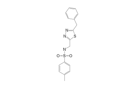 2-(PARA-METHYLPHENYLSULFONYLAMINOMETHYL)-5-BENZYL-1,3,4-THIADIAZOLE