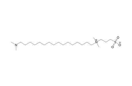 1-(N,N-DIMETHYLAMMONIO,N-PROPYL-1-SULFONATE)-12-(N',N'-DIMETHYLAMINO)-HEXADECANE