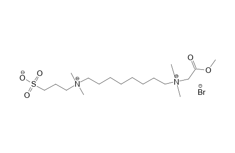 1-(N,N-DIMETHYLAMMONIO-N-PROPYL-1-SULFONATE)-8-(N',N'-DIMETHYL-N'-ETHYLACETATE-AMMONIUM-BROMID)-OCTANE