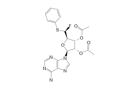 2',3'-DI-O-ACETYL-5'-R-FLUORO-5'-S-PHENYL-5'-THIOADENOSINE