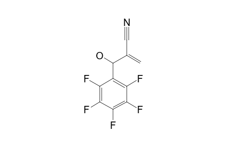 3-(2',3',4',5',6'-PENTAFLUOROPHENYL)-3-HYDROXY-2-METHYLENE-PROPIONITRILE