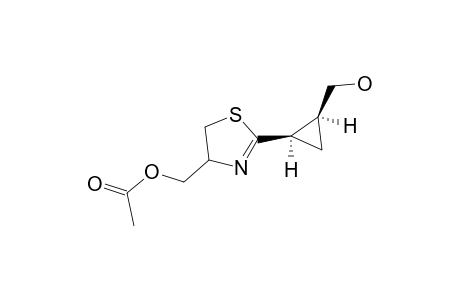 (4R)-2-[(1'R,2'S)-1',2'-METHANO-3'-HYDROXYPROPYL]-4-ACETOXYMETHYL-4,5-DIHYDROTHIAZOLE