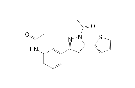 acetamide, N-[3-[1-acetyl-4,5-dihydro-5-(2-thienyl)-1H-pyrazol-3-yl]phenyl]-