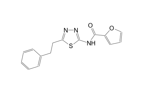 N-[5-(2-phenylethyl)-1,3,4-thiadiazol-2-yl]-2-furamide