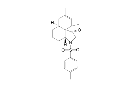 (3aR,7aS,10aR)-4,6-Dimethyl-1-tosyl-1,2,3,4,5,7,7a,8,9,10,10a-decahydro-benzo[d]indol-3-one