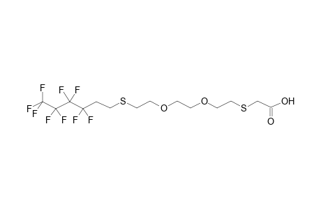 15,15,16,16,17,17,18,18,18-NONAFLUORO-3,12-DITHIA-6,9-DIOXAOCTADECANOIC ACID