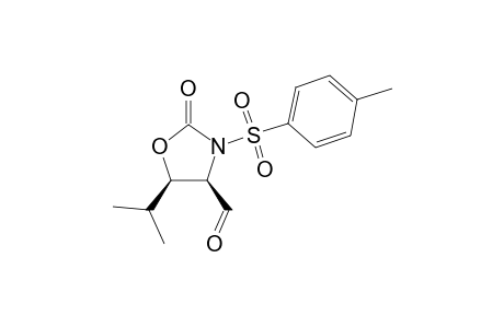 (4S,5S)-5-(1-METHYLETHYL)-3-(4-METHYLPHENYL)-SULFONYL-2-OXAZOLIDINONE-4-CARBALDEHYDE