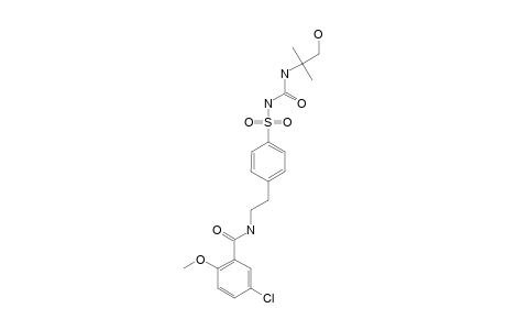 1-[[4-[2-(5-CHLORO-2-METHOXYBENZAMIDO)-ETHYL]-PHENYL]-SULFONYL]-3-(1,1-DIMETHYL-2-HYDROXYETHYL)-UREA