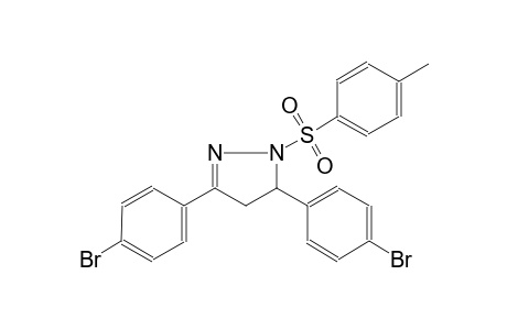 1H-pyrazole, 3,5-bis(4-bromophenyl)-4,5-dihydro-1-[(4-methylphenyl)sulfonyl]-