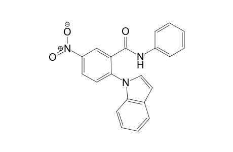 2-(1H-Indol-1-yl)-5-nitro-N-phenylbenzamide