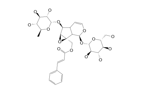 10-O-TRANS-CINNAMOYL-6-O-ALPHA-L-RHAMNOPYRANOSYLCATALPOL;GMENLINOSIDE-A