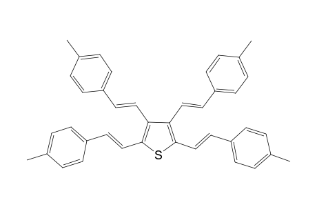 2,3,4,5-Tetrakis(4-methylstyryl)thiophene