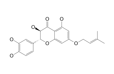 3,5,3',4'-TETRAHYDROXY-7-(2,3-EN-METHYLBUTYLOXY)-2,3-DIHYDROFLAVONOL