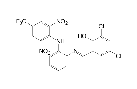 2,4-dichloro-6-{N-[o-(2,6-dinitro-a,a,a-trifluoro-p-toluidido)phenyl]formimidoyl}phenol