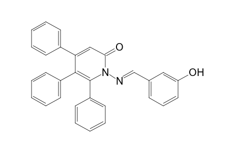 1-[(m-hydroxybenzylidene)amino]-4,5,6-triphenyl-2(H)-pyridone