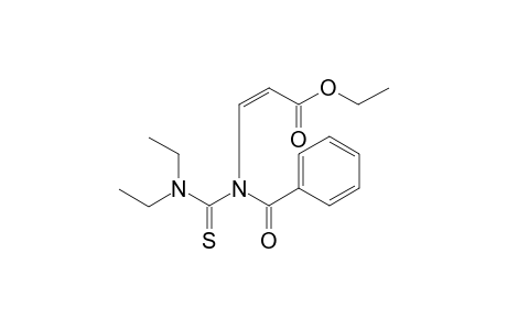 (Z)-ETHYL-3-[[BENZOYL-(DIETHYLAMINO)-CARBOTHIOYL]-AMINO]-2-PROPENOATE