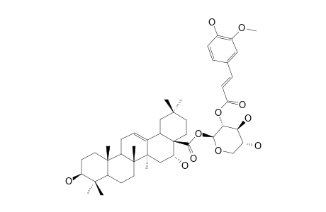 28-O-[(2-FERULOYLOXY)-XYLOPYRANOSYL]-ECHINOCYSTIC-ACID-ESTER