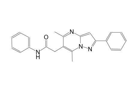 pyrazolo[1,5-a]pyrimidine-6-acetamide, 5,7-dimethyl-N,2-diphenyl-