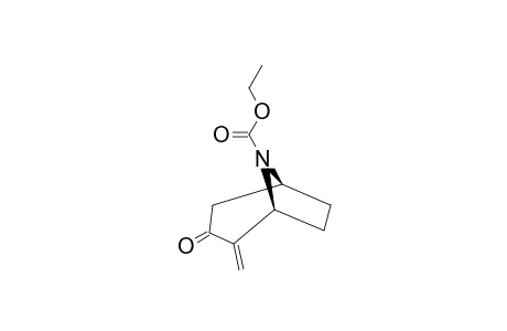 (1R*,5S*)-2-METHYLENE-3-OXO-8-AZABICYCLO-[3.2.1]-OCTANE-8-CARBOXYLIC-ACID-ETHYLESTER