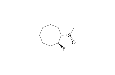 TRANS-1-FLUORO-2-(METHYLSULFINYL)-CYCLOOCTANE;MAJOR-ISOMER